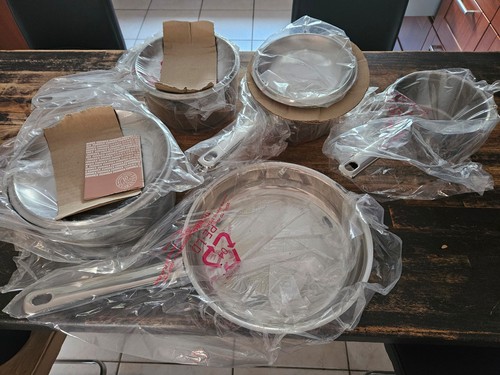 Teilige stahl kochtopf set - 8-teilige, stahl-kochtopf-set
