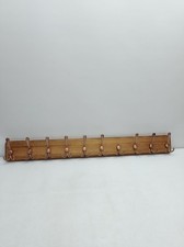 SKOLOO Garderobenleiste Holz, Vintage, Stabile Kleiderhaken Wand-defekt