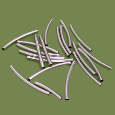 Metallperlen Röhrchen gebogen