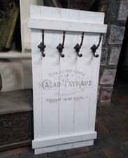 GARDEROBE WANDGARDEROBE CACAO PAYRAUD LANDHAUSSTIL HOLZ FRACHTKISTE SHABBY CHIC