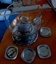 Rechaud Feuerzangeboule mit KUPFERKESSEL