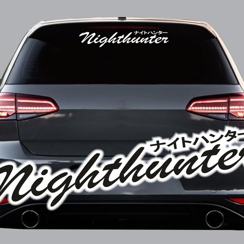 Autoaufkleber nighthunter auto - autoaufkleber,