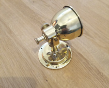 Schiffslampe, Bootslampe Messingoptik  mit elektrischer Beleuchtung 12 Volt