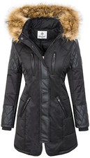 Designer Damen Jacke Parka Mantel Winterjacke warm gefüttert Damenjacken XS-XL