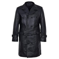 Herren Schwarz Leder