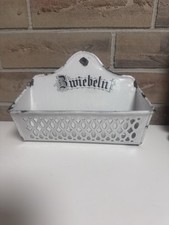 alter Emaille Wandhalter