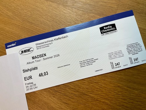 Madsen konzert chemnitz - konzert,