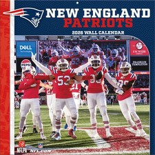 NFL Kalender Wandkalender 2026 30x60cm New England Patriots