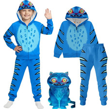 Kpop Dämonenjäger Derpy Tiger Kostüm Maske Mantel Hose Outfit Party Kostüm
