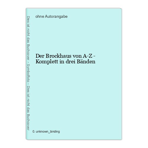Der brockhaus von - der,