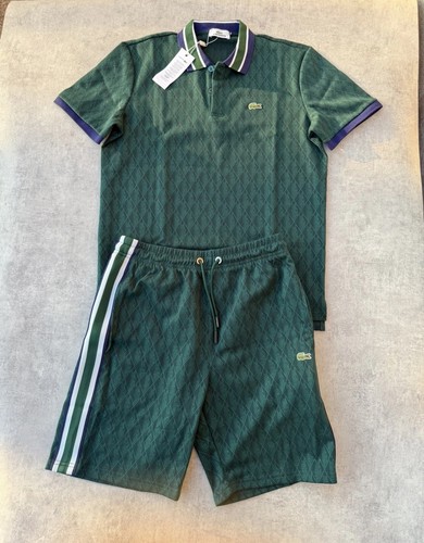 Lacoste monogram anzug grün - lacoste,