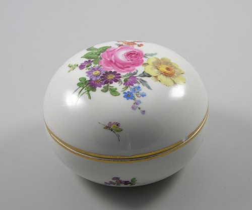 Meissen große deckeldose dose - meissen,