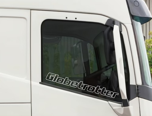 Globetrotter trucker aufkleber - globetrotter,