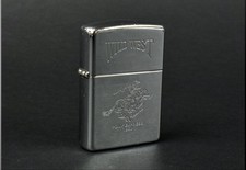 Zippo Fire Unconfirmed Vintage Feuerzeug Western Pony Express Gebraucht