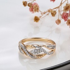 Luxus damen ring 585rg - damen,