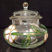  Deckeldose  Glas TIFFANY