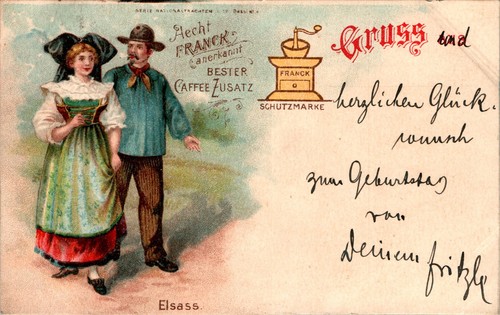 Werbung franck kaffeezusatz - werbung,