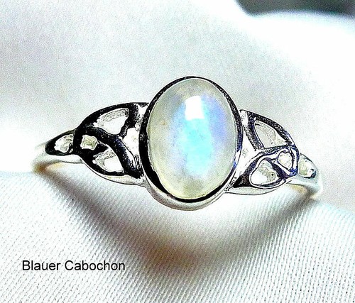 Mondstein ring 925 silber - mondstein,