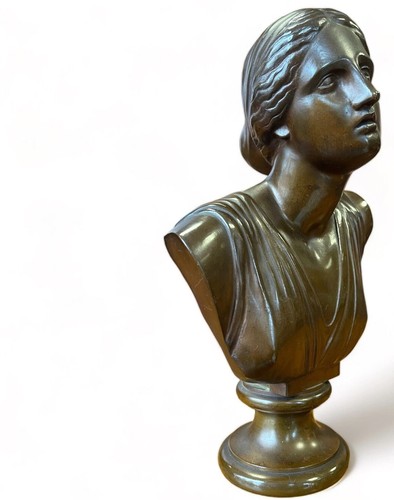 Bronze frauen büste - bronze,