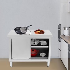 3 Etagen Edelstahltisch Gastro Arbeitstisch Küchentisch 100*50cm Zerlegetisch