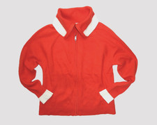 Boden Strickjacke/Cardigan m.  Reißverschluss Gr. 42,  Wollmix m. Alpaka, orange