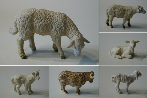 Schleich schaf widder sheep - schaf,