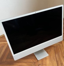 Apple M1 iMac 24 Zoll (256GB SSD, Apple M1, 8GB RAM)  in Silber/weiß