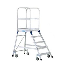 Zarges Podestleiter fahrbar