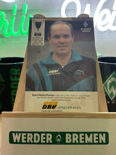 Werder bremen autogrammkarte - werder,