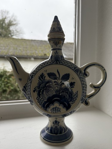 Delft flache henkelkanne - flache,