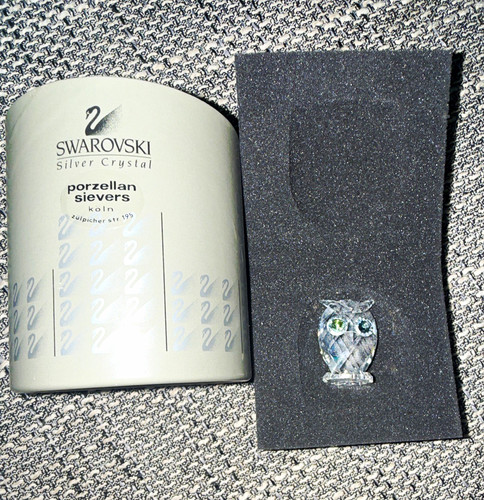 Swarovski silver crystal eule - swarovski,