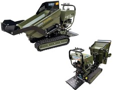 LUMAG GAMUL-VH5PRO Benzin-Raupendumper vollhydraulisch + Ladeschaufel Minidumper