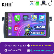 Für BMW E46 3er 318 320 325 M3 Carplay Android 13.0 Autoradio BT GPS Navi 4+64GB