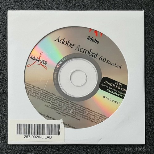 Adobe acrobat standard - 6.0,