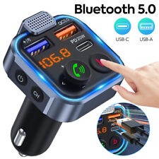 Bluetooth FM Transmitter,Auto Radio Adapter 2 USB Aufladung Freisprechen Car Kit