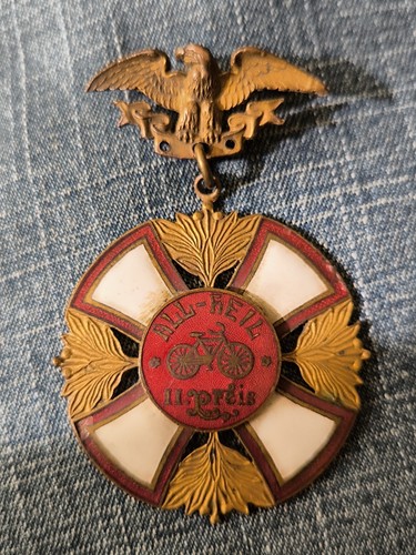 Antike medaille fahrrad - antike,