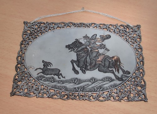 Altes wandbild mit - altes,