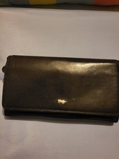 Damen Geldbeutel Geldbörse Echt Leder Braun Büffel