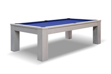 John West Pool Billardtisch Weiß mit Schieferplatte, 6 ft inkl. Montage