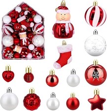 72 Stück Weihnachtskugeln