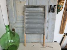 A1217 Altes Waschbrett | wash board | Zink & Holz | um 1920 | TOP