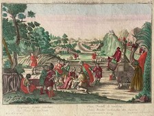 Iosephum fratres vendunt - Probst altkol. Guckkasten-Kupferstich Brüder 18. Jh.