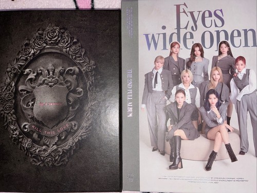 Twice eyes wide open - wide, +