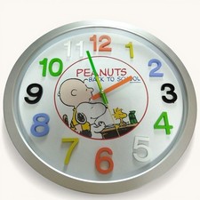 Peanuts Back to School Wanduhr