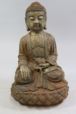 Gottheit Buddha Skulptur Eisen China (GV327)