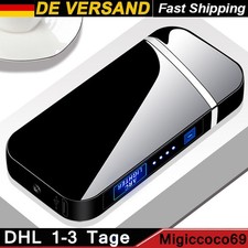 Elektro Lichtbogen Dual Arc Sturm Feuerzeug USB Aufladbar Plasma Lighter Gift