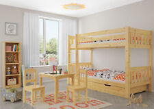Kinderetagenbett massiv Kiefer Kinderzimmer Stockbett Hochbett Zubehör wählbar