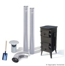 HOLZOFEN 2 ROHRE 1 BIEGUNG 1