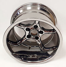 Boom Trikes Hinterrad Felge, Alufelge Shark Design, Chrom 10 x 15 Zoll, Trike