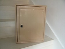 Alter Hängeschrank Blechschrank Shabby Vintage Country Industriestil  Brocante